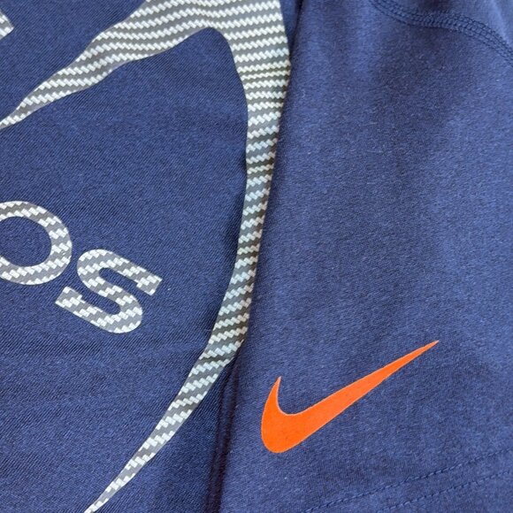Denver Broncos Navy Blue Nike Dri-Fit T-shirt Shirt Men's S - Small - Picture 8 of 8